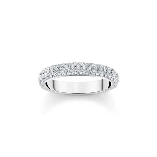Essential Pave Silver Ring