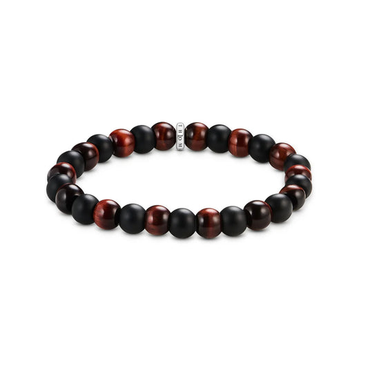 Obsidian & Red Tigereye Bracelet