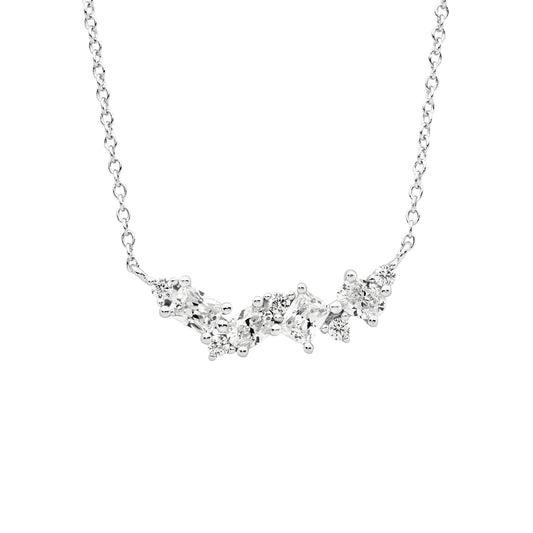 Silver CZ Necklace