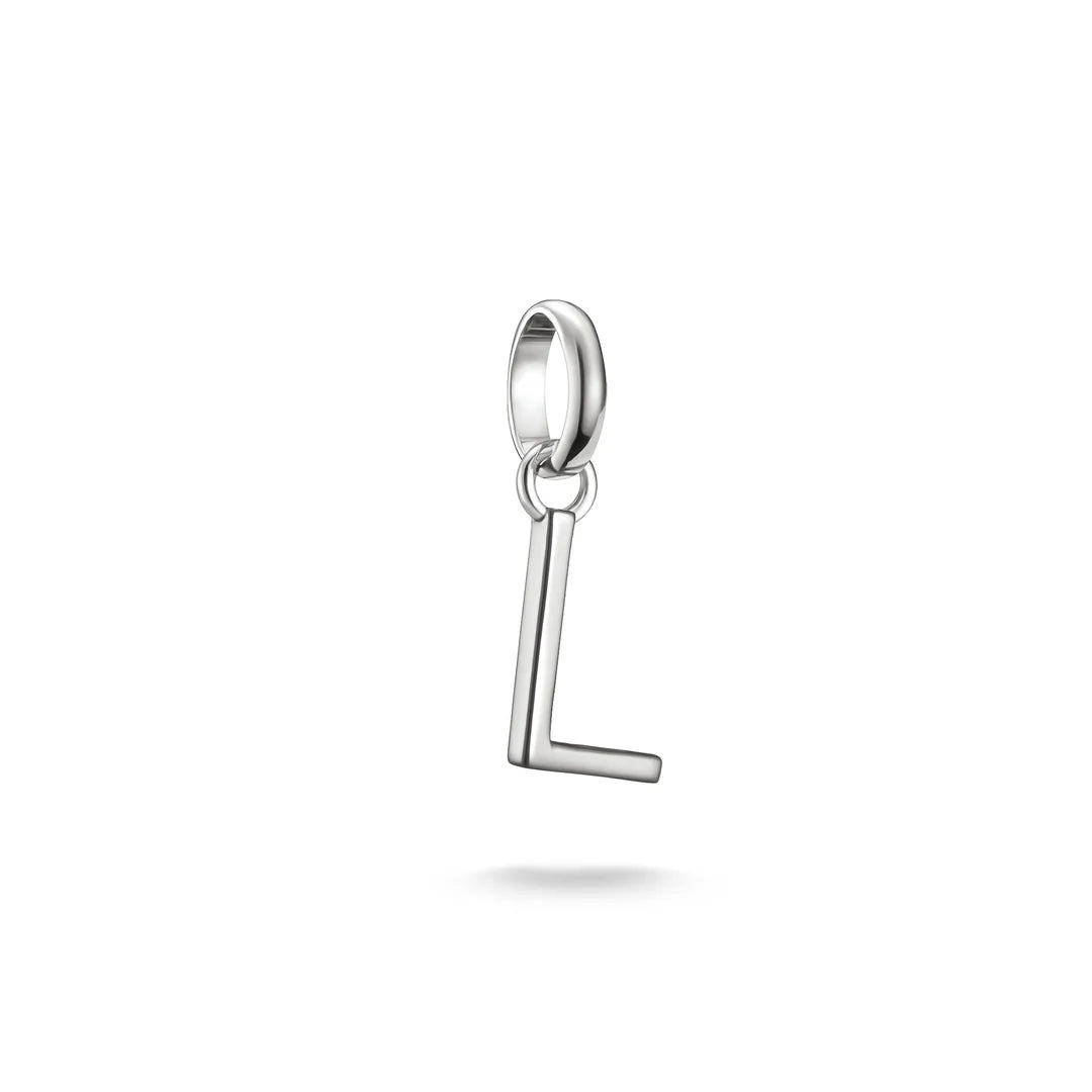 Connect Charm Letter L Silver