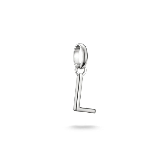 Connect Charm Letter L Silver