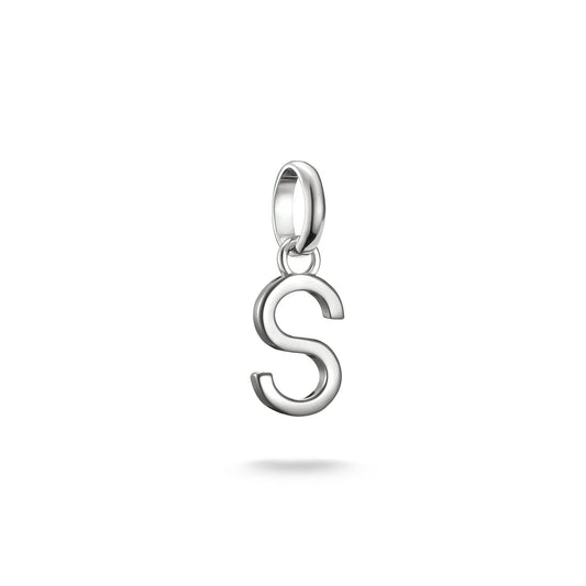 Connect Charm Letter S Silver