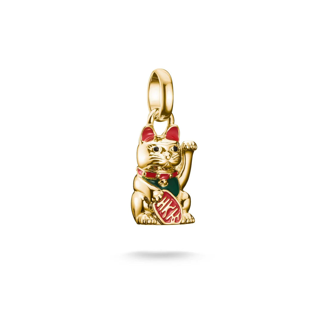 Connect Charm Colourful Waving Cat