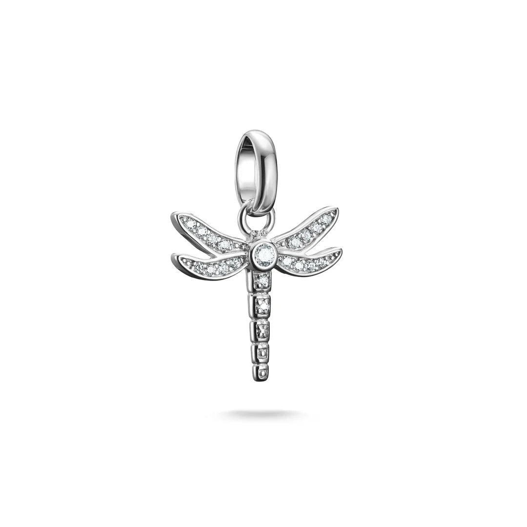 Connect Charm Dragonfly with Stones