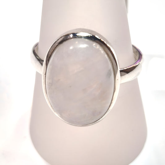 Oval Moonstone Ring