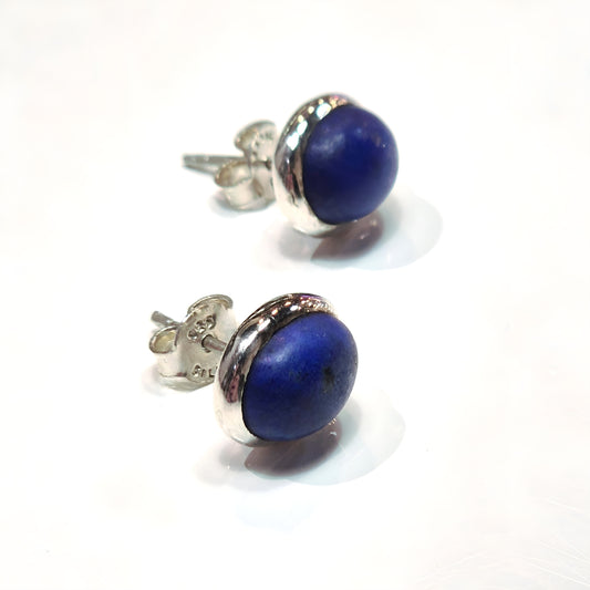 Lapis Lazuli Stud Earrings