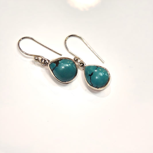 Turquoise Teardrop Earrings
