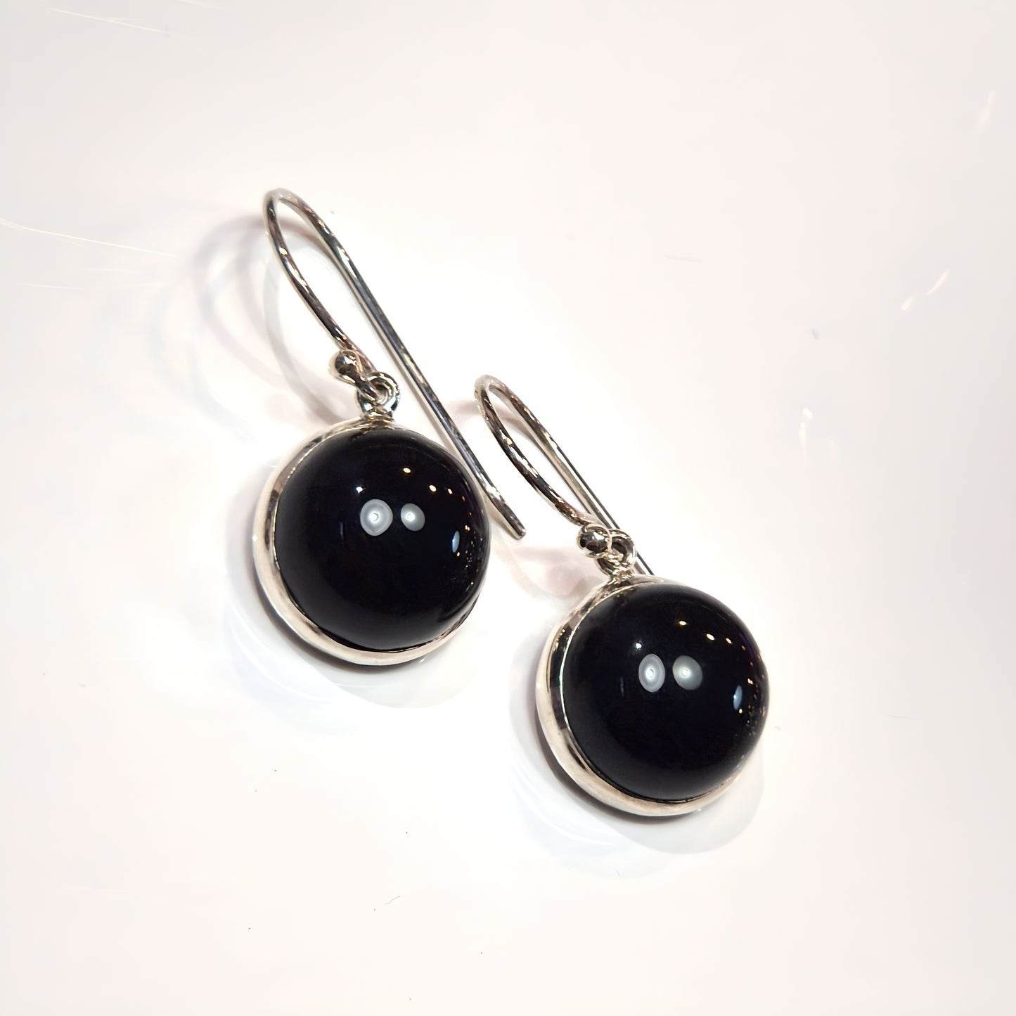 Black Onyx Drop Earrings
