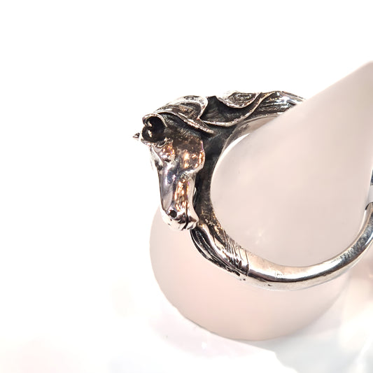 Sterling Silver Horse Head Ring