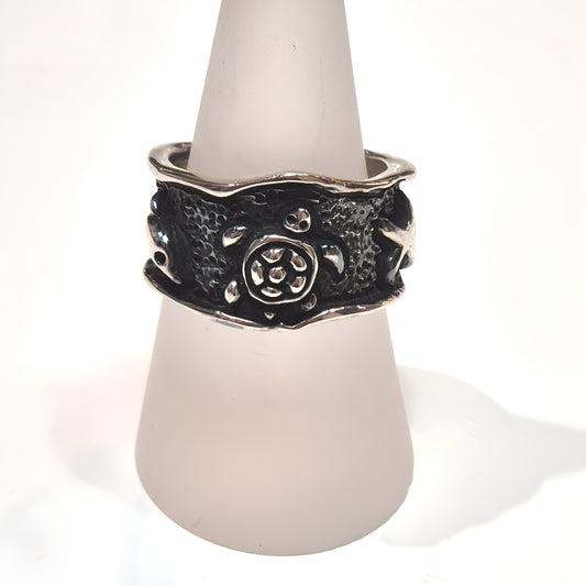 Sterling Silver Ocean Life Band