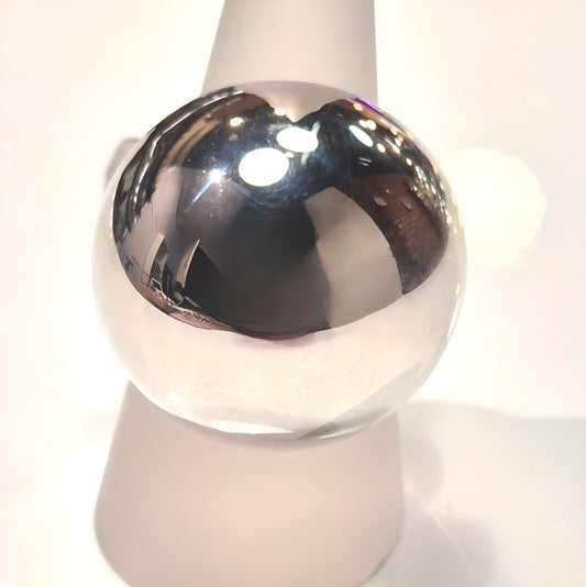 Sterling Silver Dome Ring