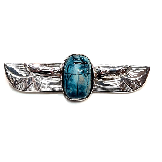 Egyptian Scarab Brooch