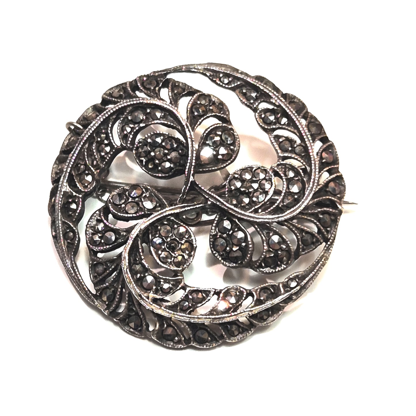 Estate Marcasite Brooch