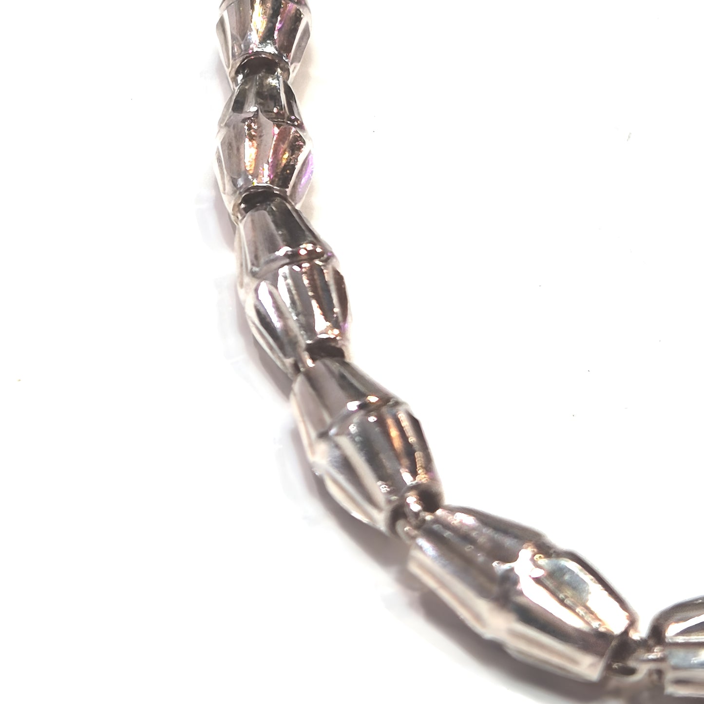 Estate Tapered Barrel Bead Necklace