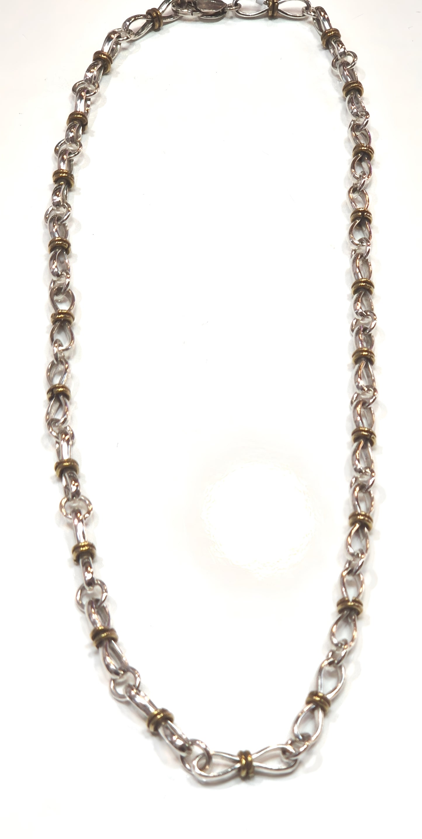 Estate Two-Tone Infinity Link Necklace