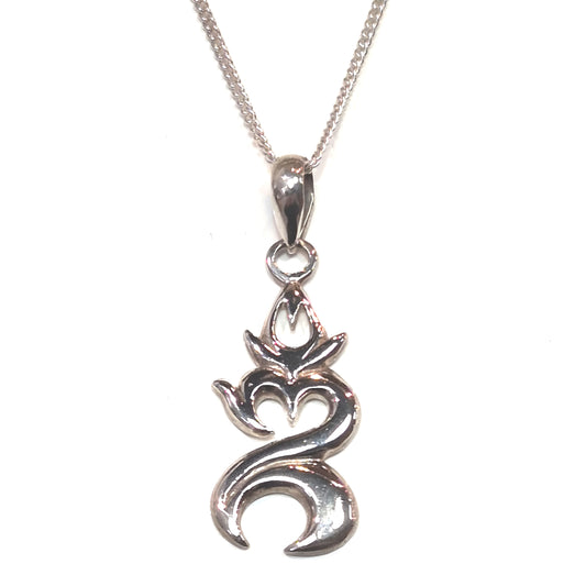 Sterling Silver “Om” Symbol Pendant