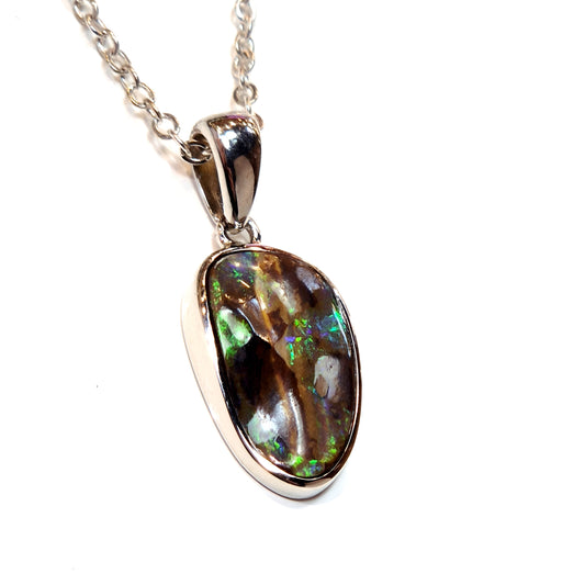 Queensland Boulder Opal Pendant