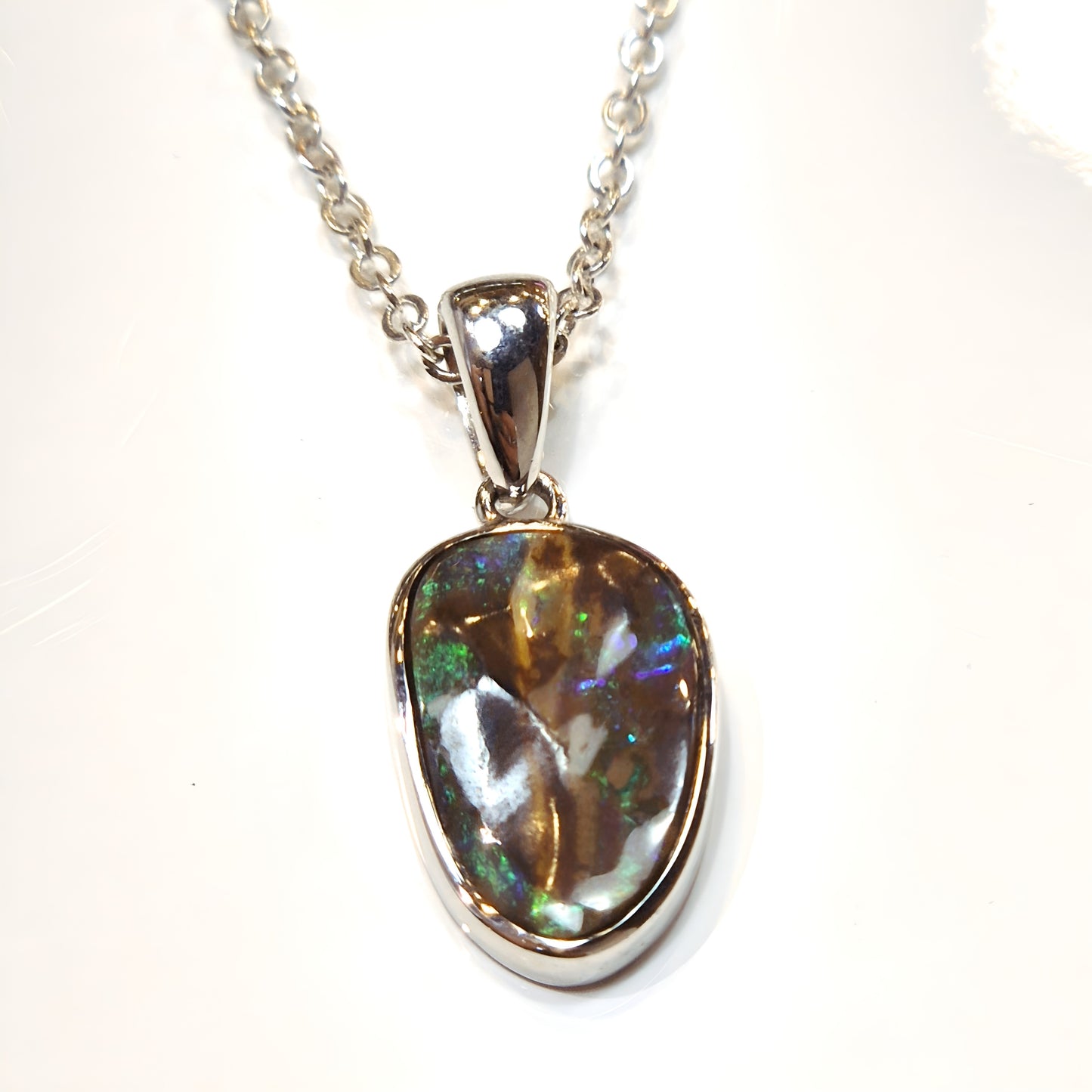 Queensland Boulder Opal Pendant