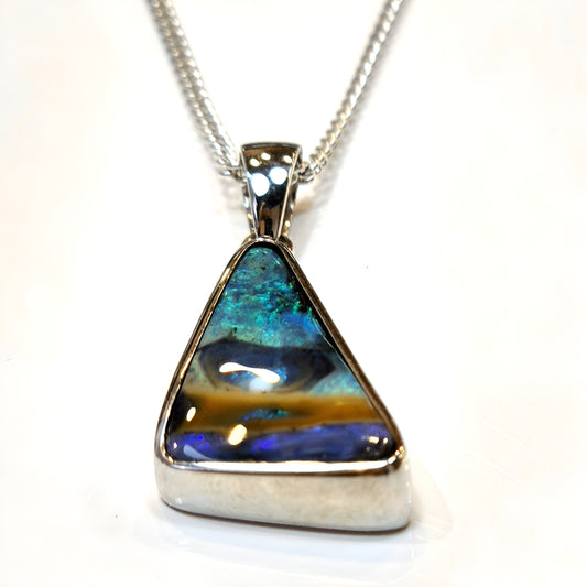 Queensland Boulder Opal Pendant