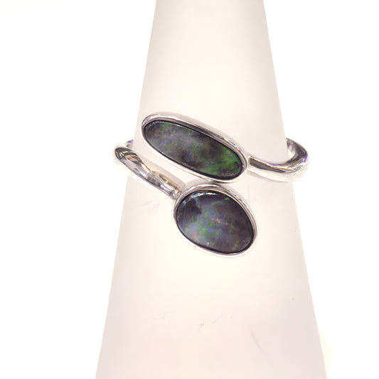 Shadowlight Boulder Opal Ring