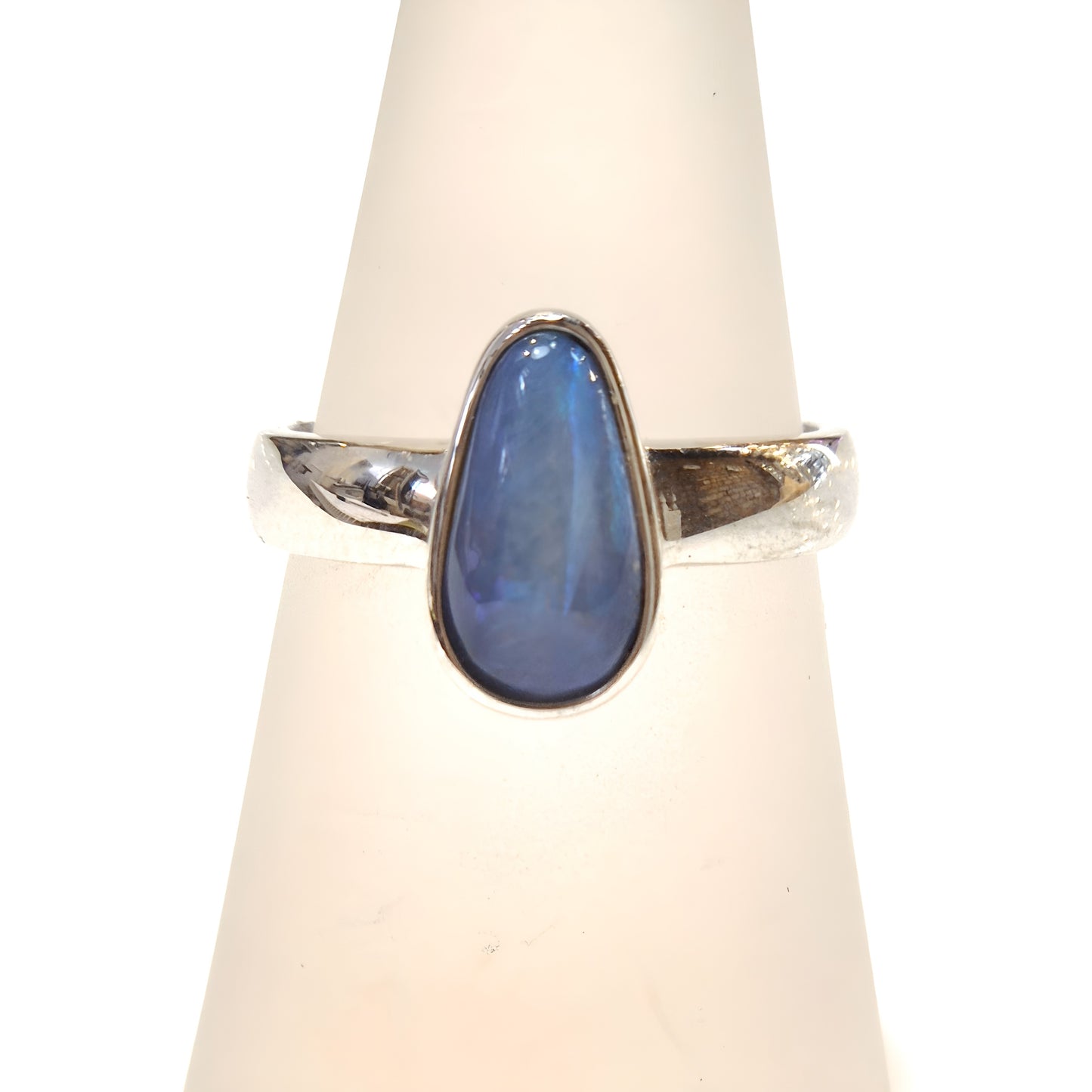 Australian Boulder Opal Ring