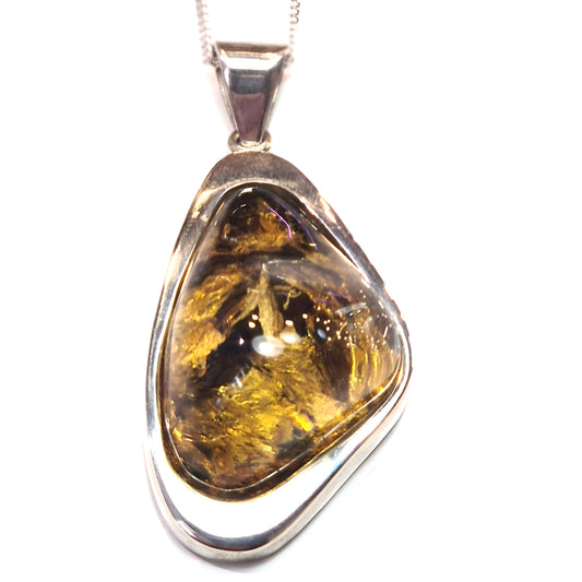 Freeform Amber Pendant