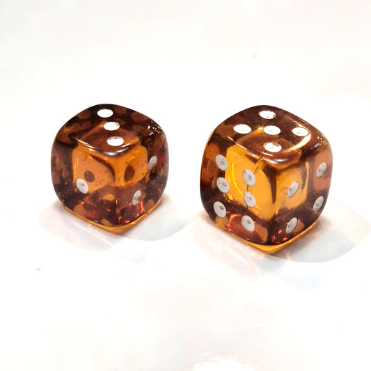 Baltic Amber Dice Set
