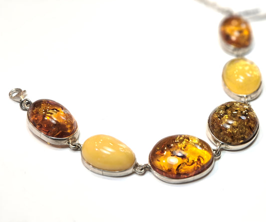 Multi-tone Baltic Amber Bracelet