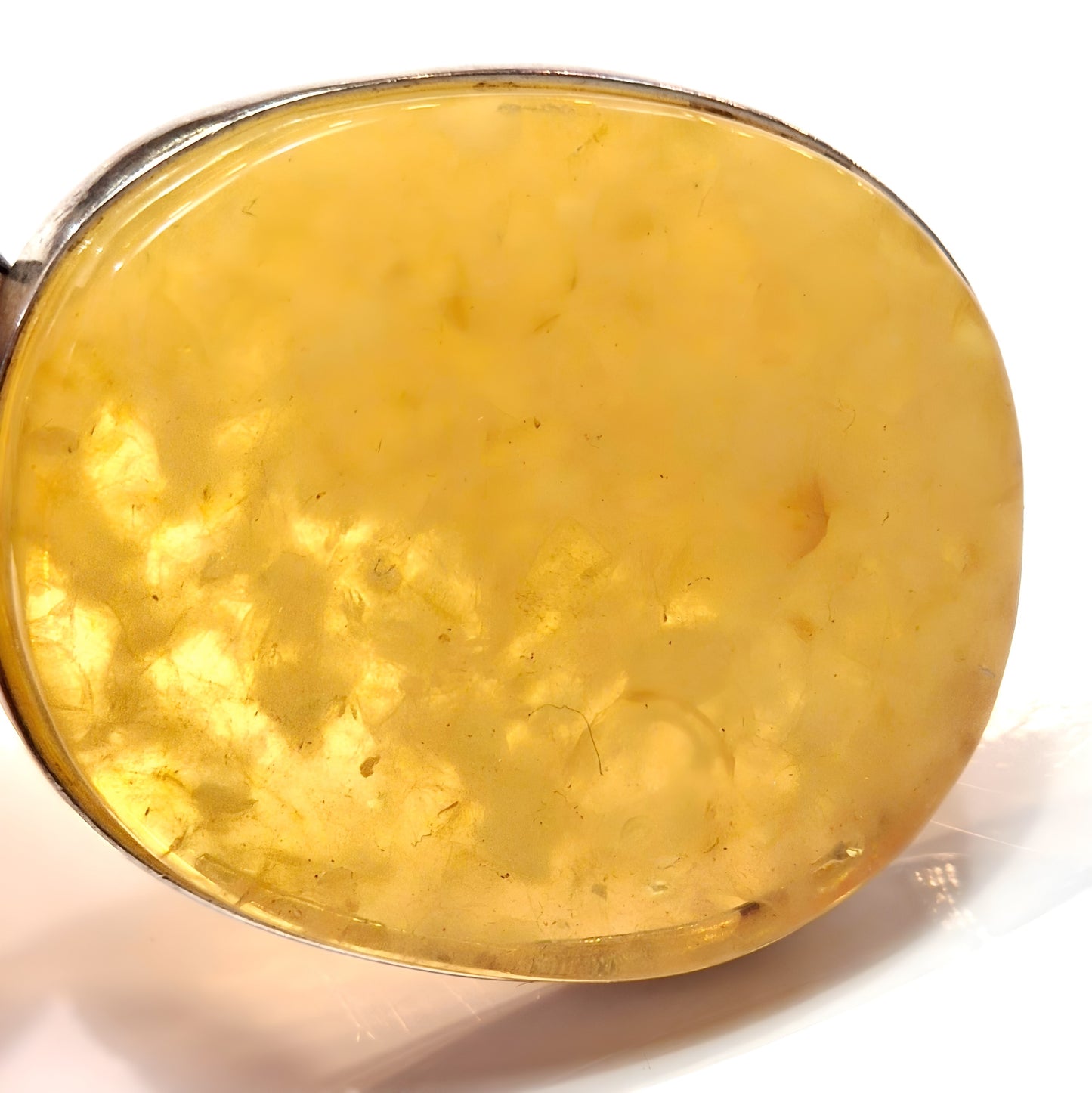 Golden Cloud Butterscotch Amber Pendant