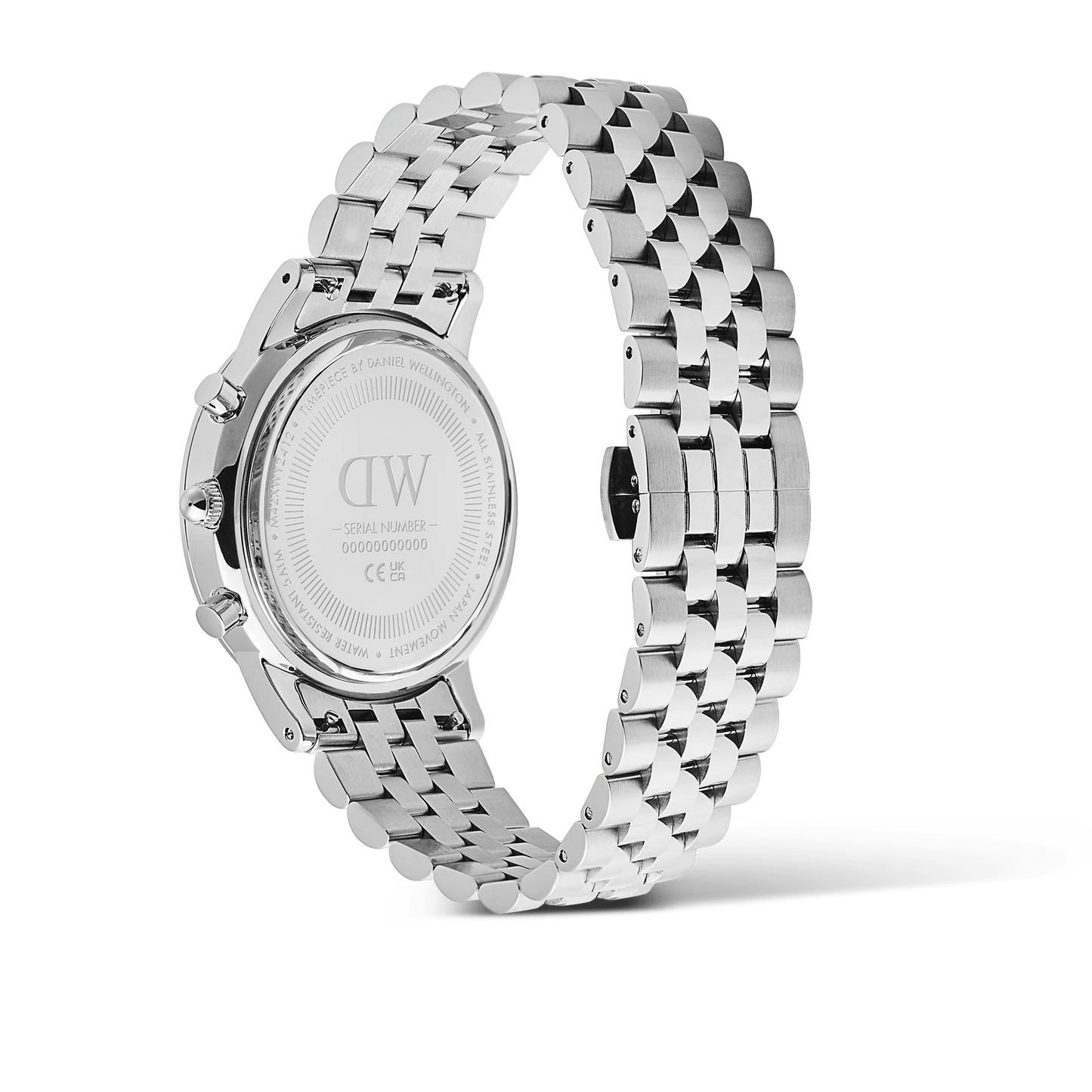 Iconic Chronograph Arch 5-Link Off-White Panda Silver