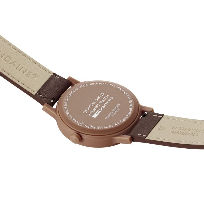 MONDAINE ESSENCE MOCHA MOUSSE WRISTWATCH 41mm LIMITED EDITION (1/300)