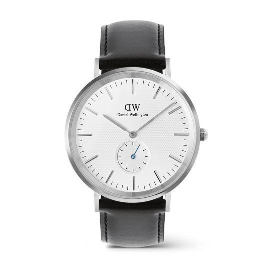 DANIEL WELLINGTON CLASSIC MULTI-EYE SHEFFIELD OFF-WHITE SUNRAY SILVER WRISTWATCH