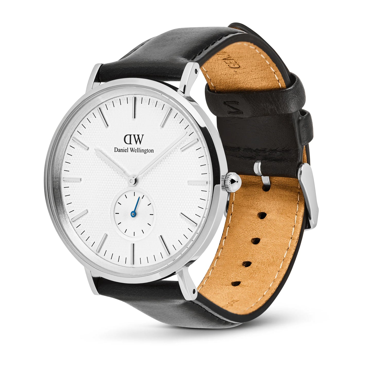 DANIEL WELLINGTON CLASSIC MULTI-EYE SHEFFIELD OFF-WHITE SUNRAY SILVER WRISTWATCH