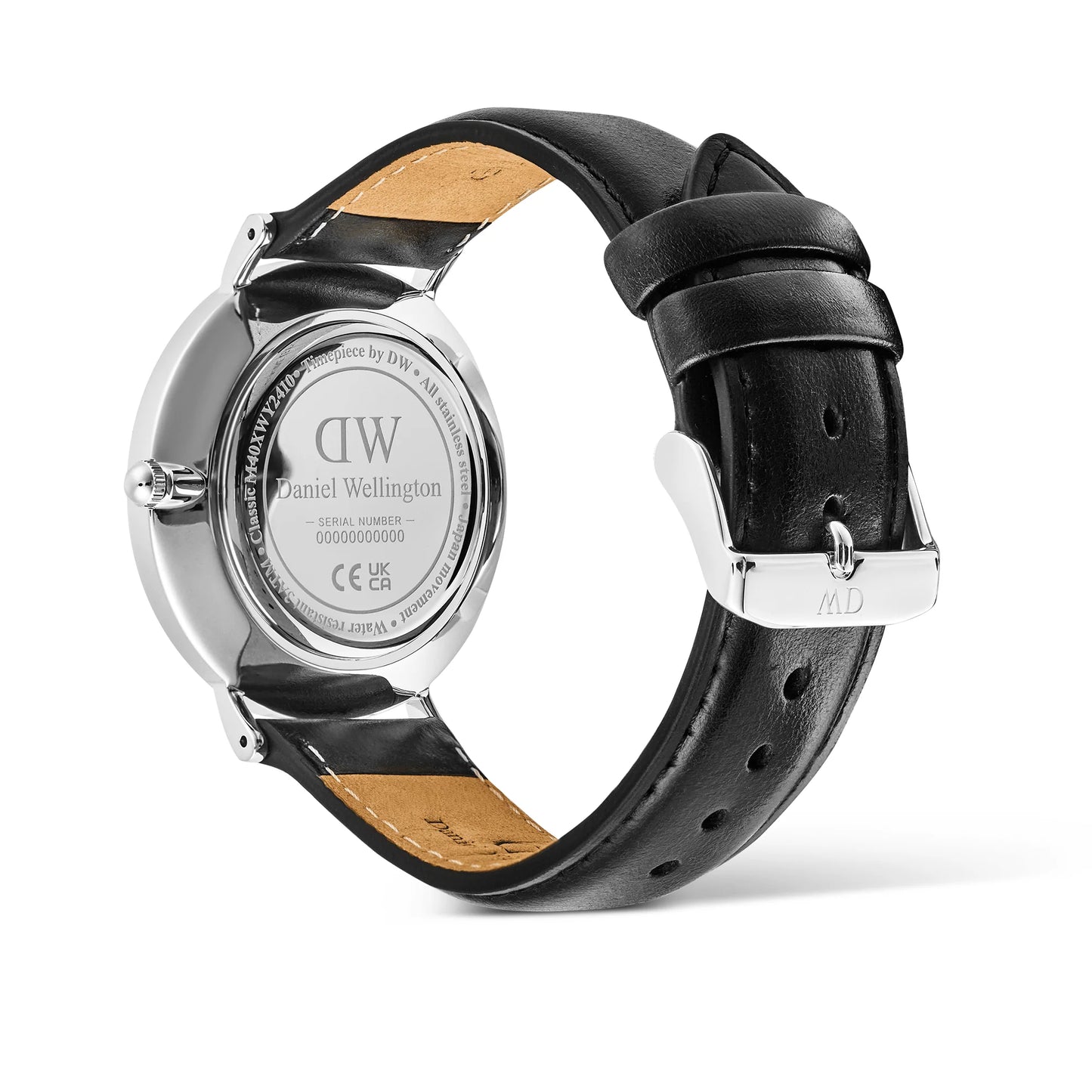 DANIEL WELLINGTON CLASSIC MULTI-EYE SHEFFIELD OFF-WHITE SUNRAY SILVER WRISTWATCH
