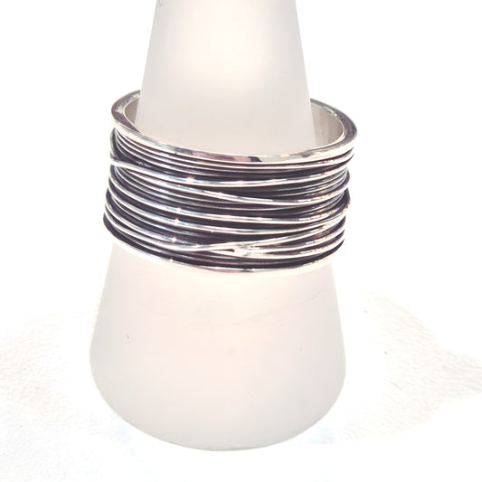 Multi-Wrap Sterling Silver Band