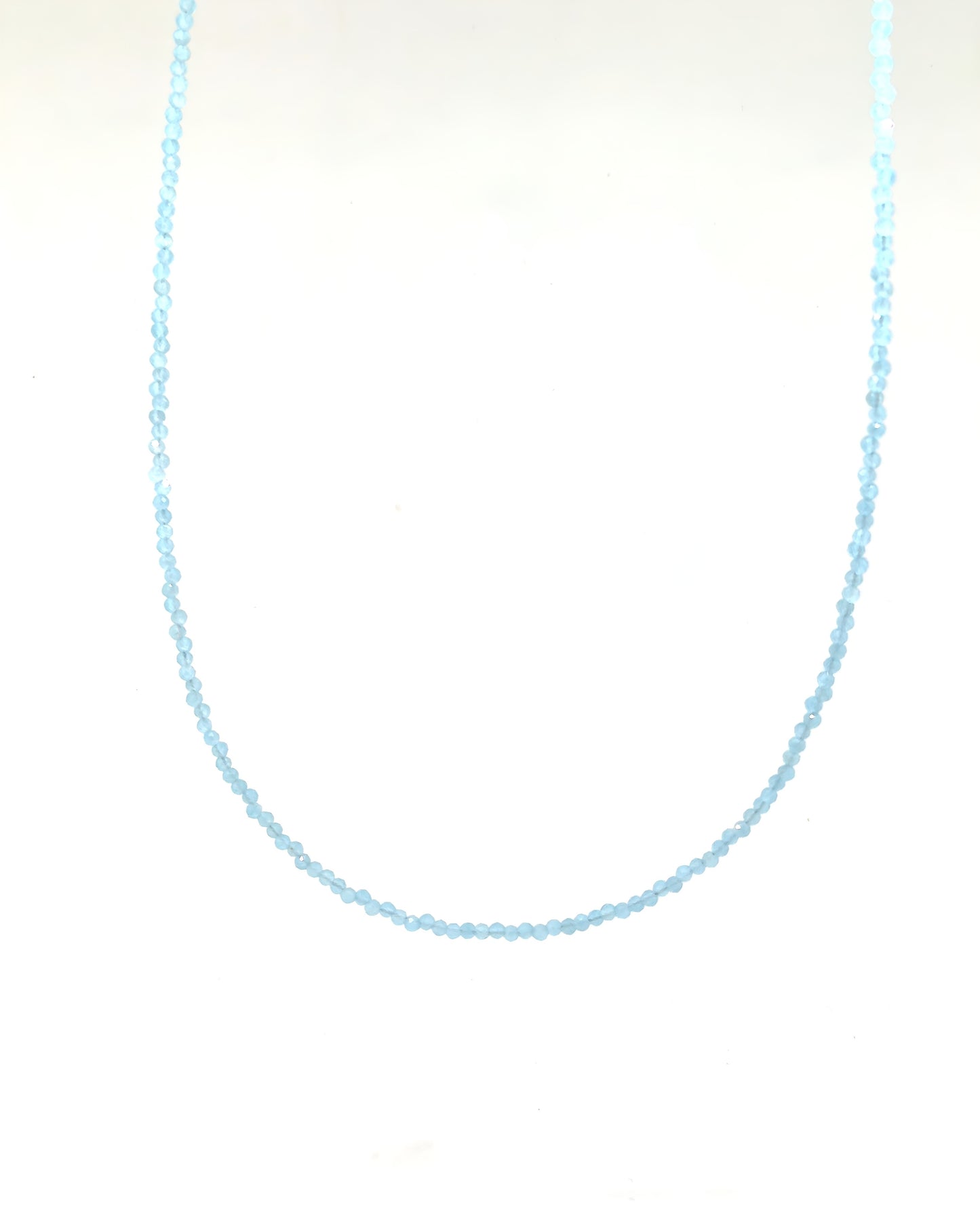 Aquamarine Beaded Necklace