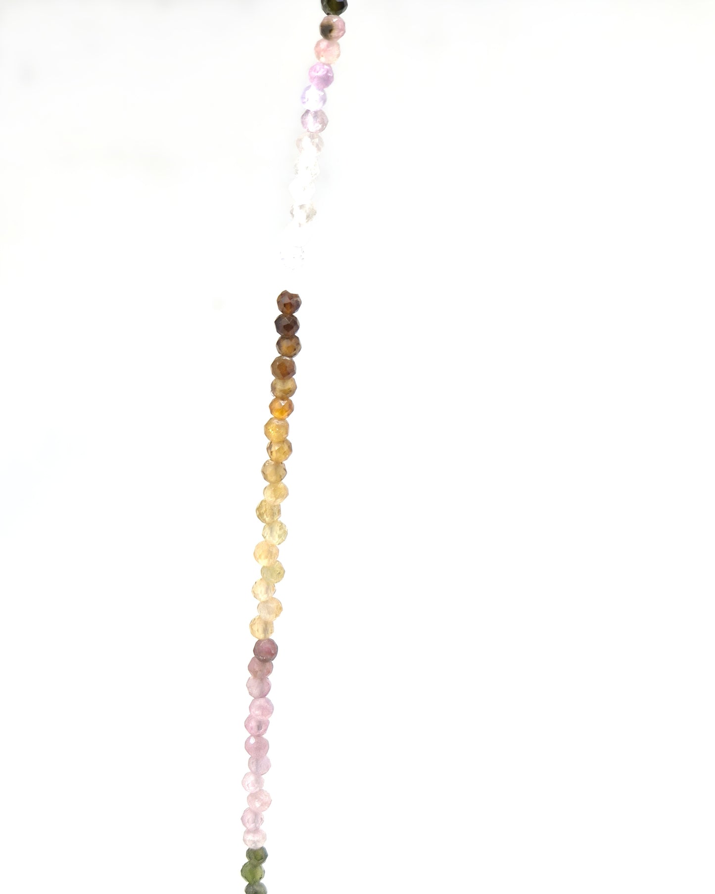 Multicolour Tourmaline Beaded Necklace