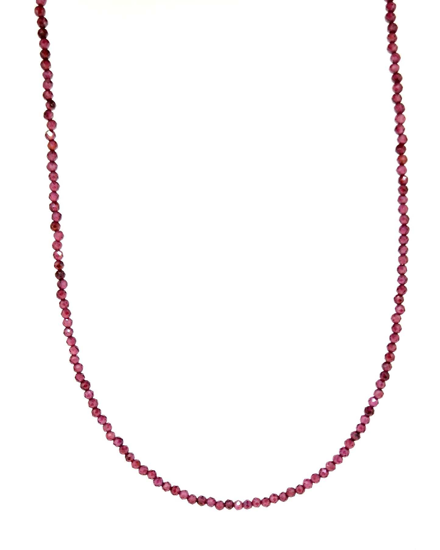 Garnet Beaded Necklace