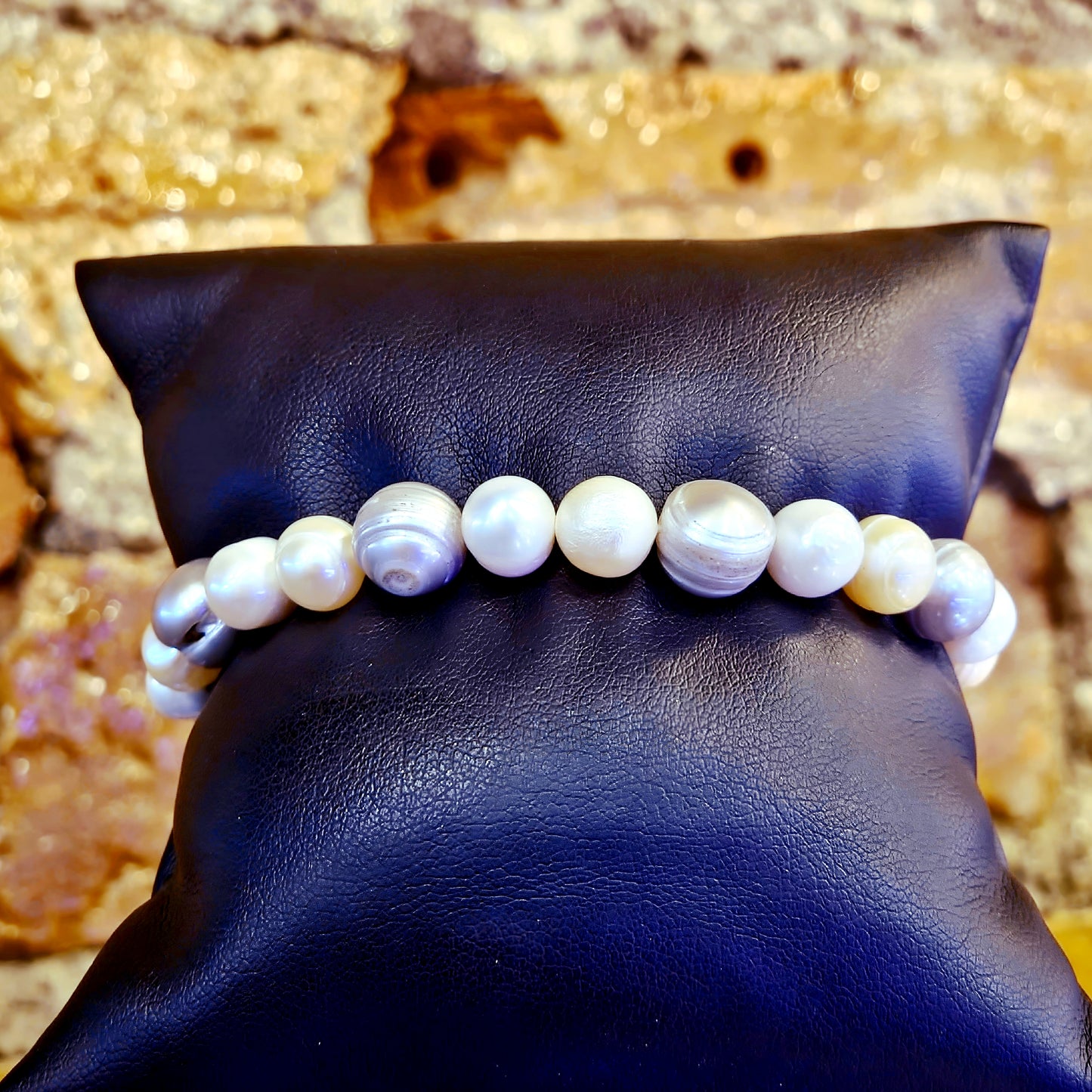 Mixed Freshwater Pearl Stretch Bracelet