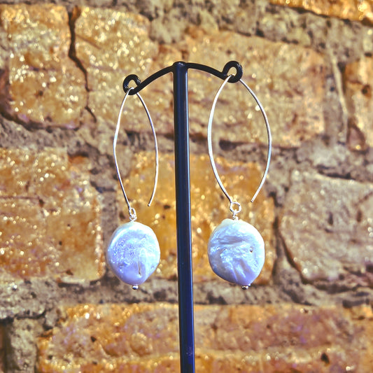 Baroque Freshwater Pearl Drop Earrings