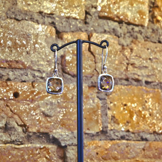 Smokey Quartz Drop Earrings