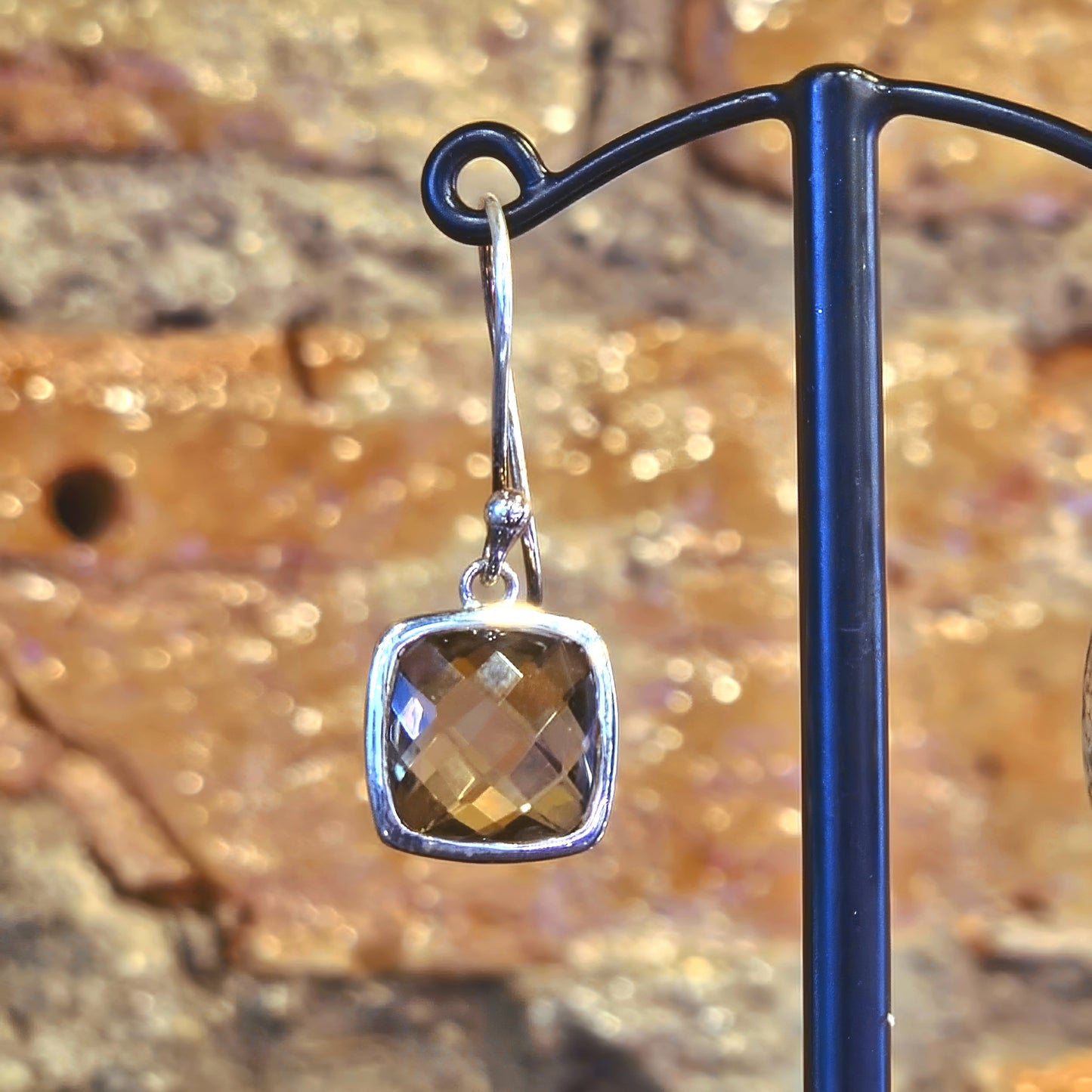 Smokey Quartz Drop Earrings