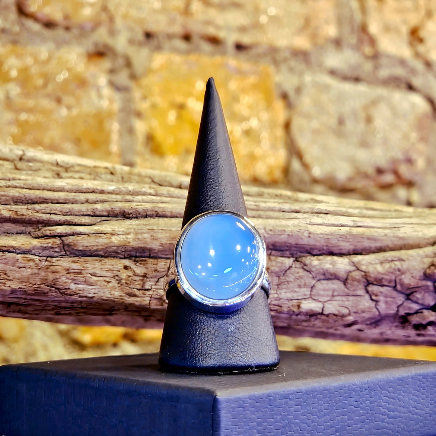 Blue Chalcedony Ring