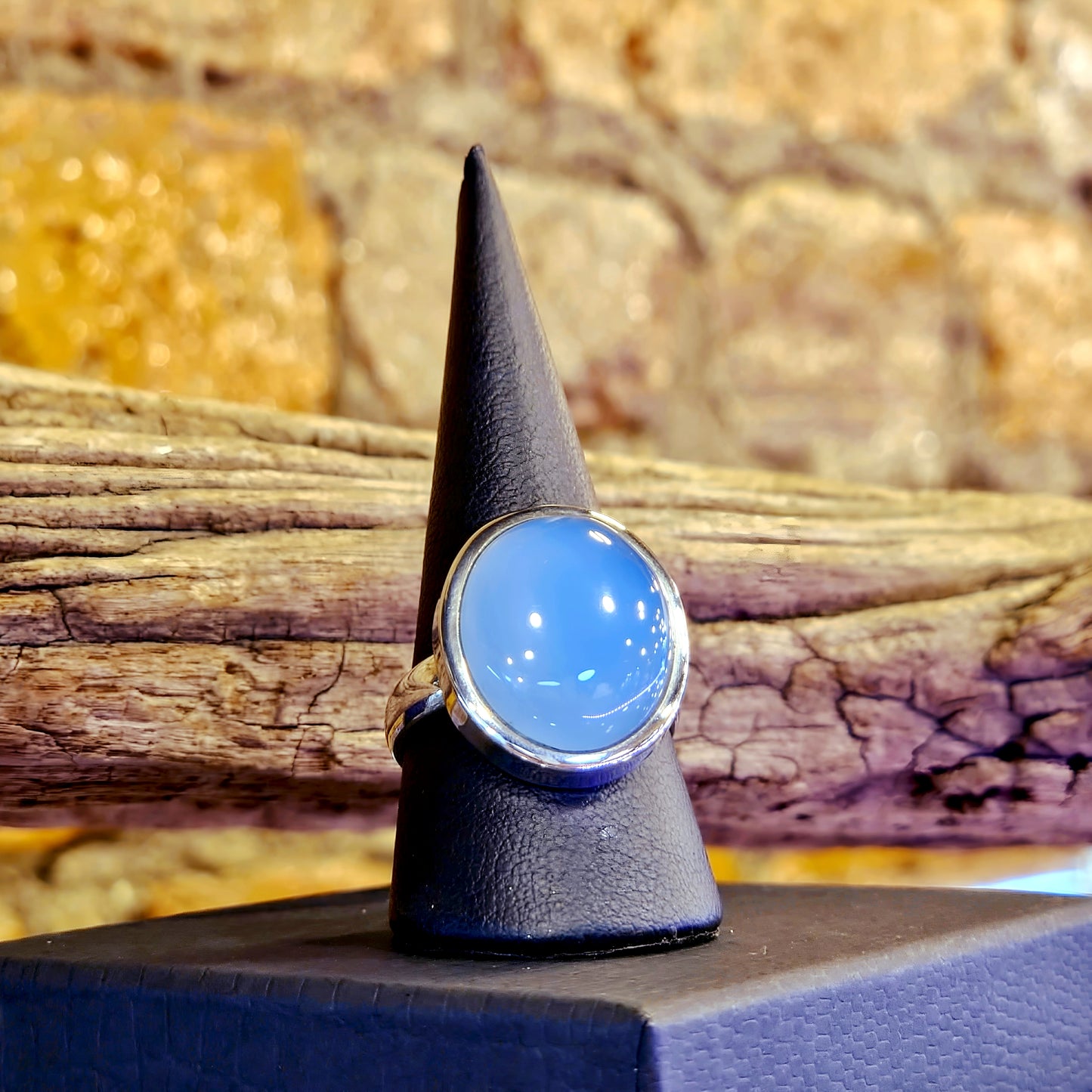 Blue Chalcedony Ring