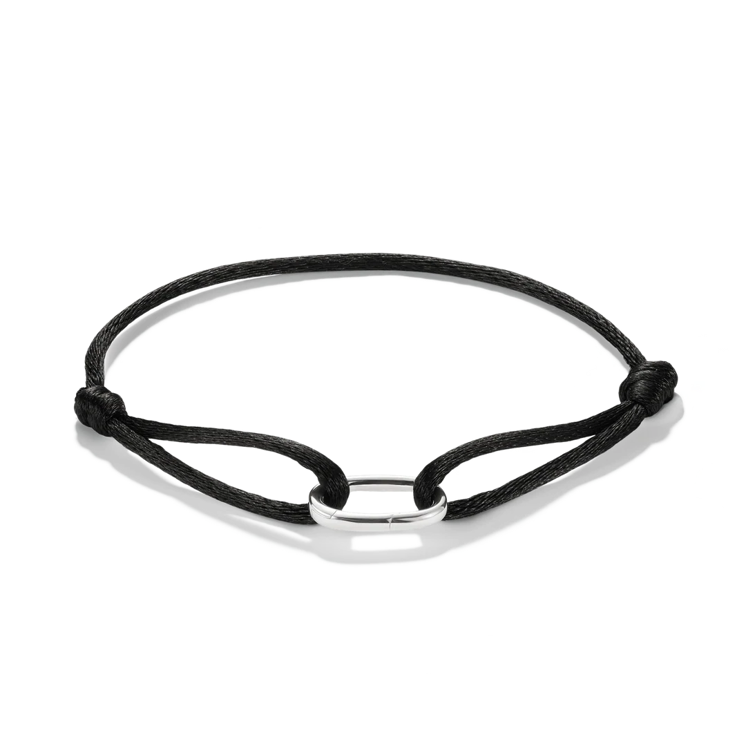 Connect Textile Bracelet Black