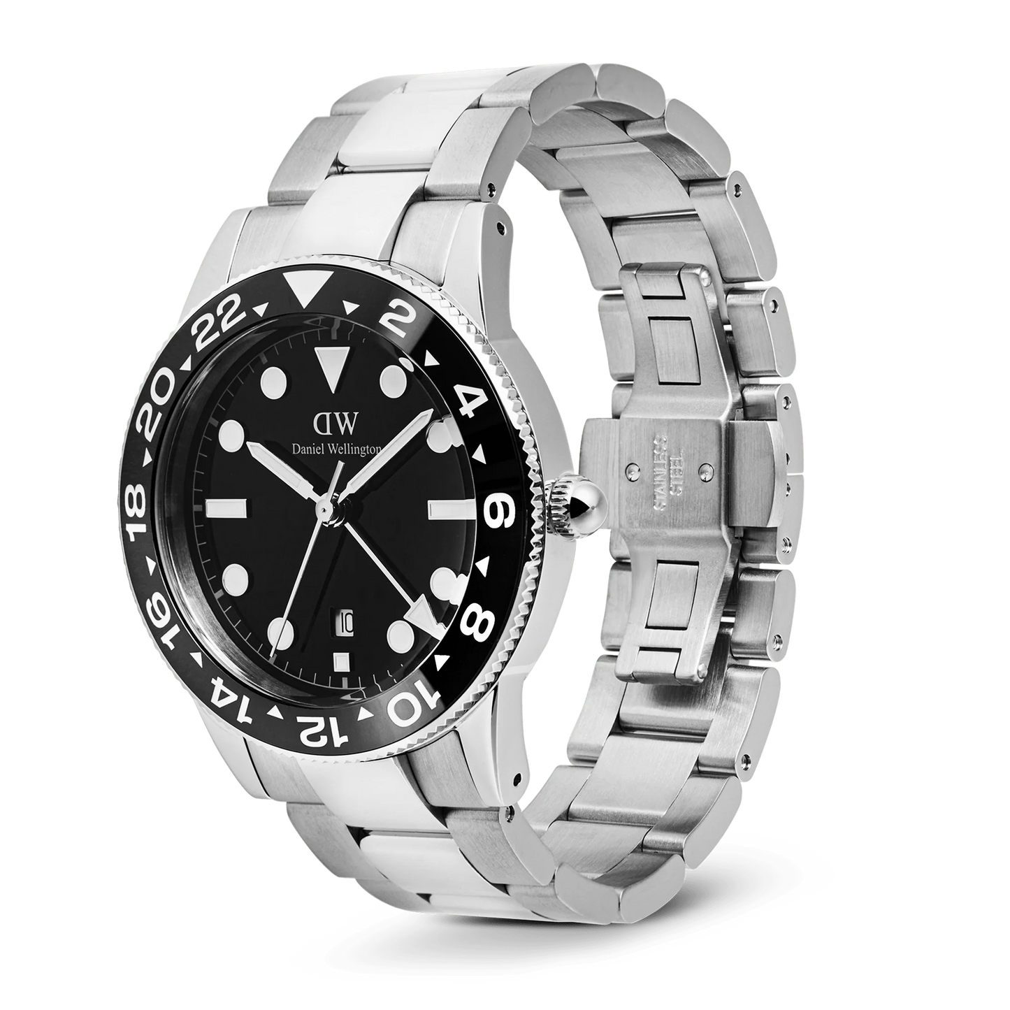 Iconic GMT Link Black Ceramic Bezel Silver
