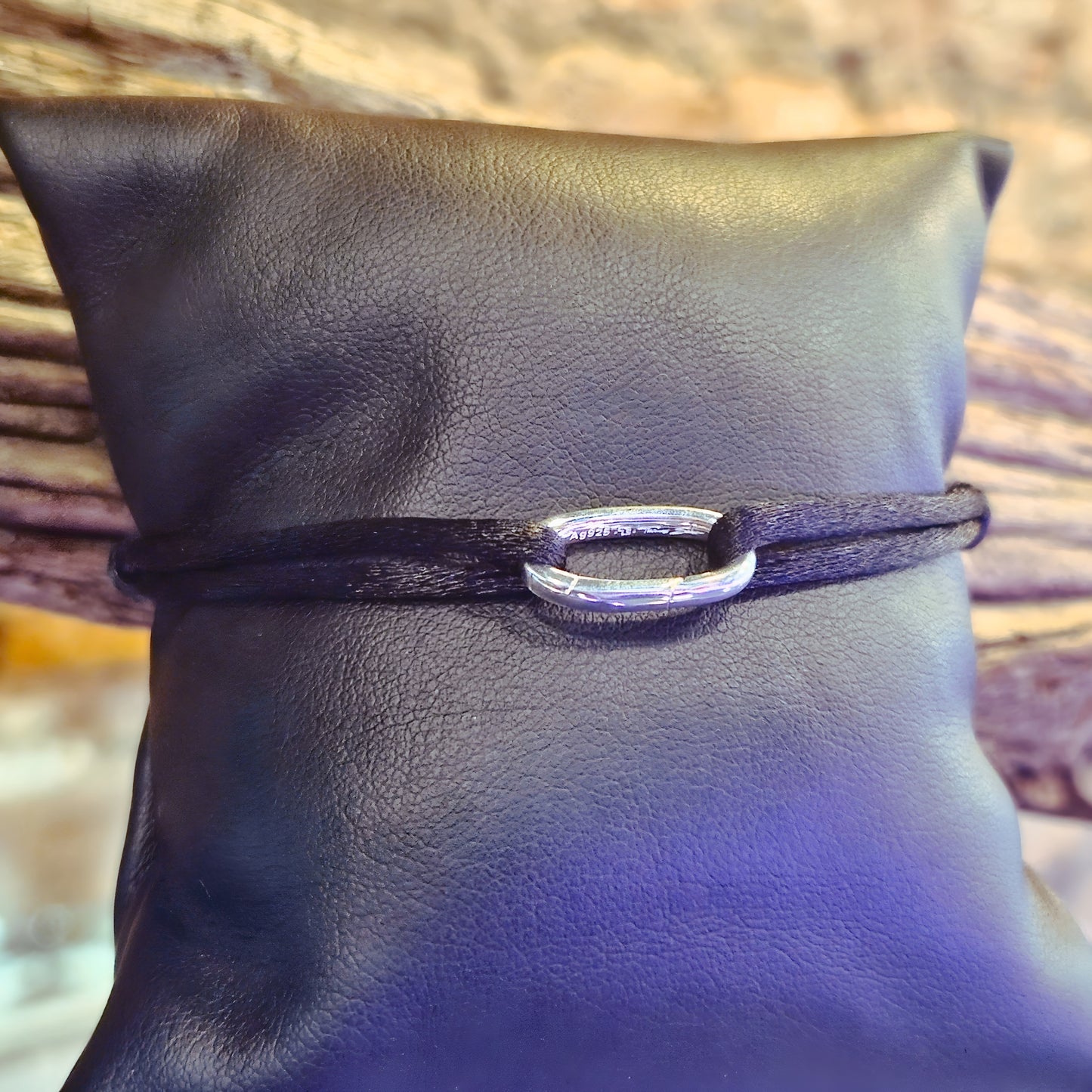 Connect Textile Bracelet Black
