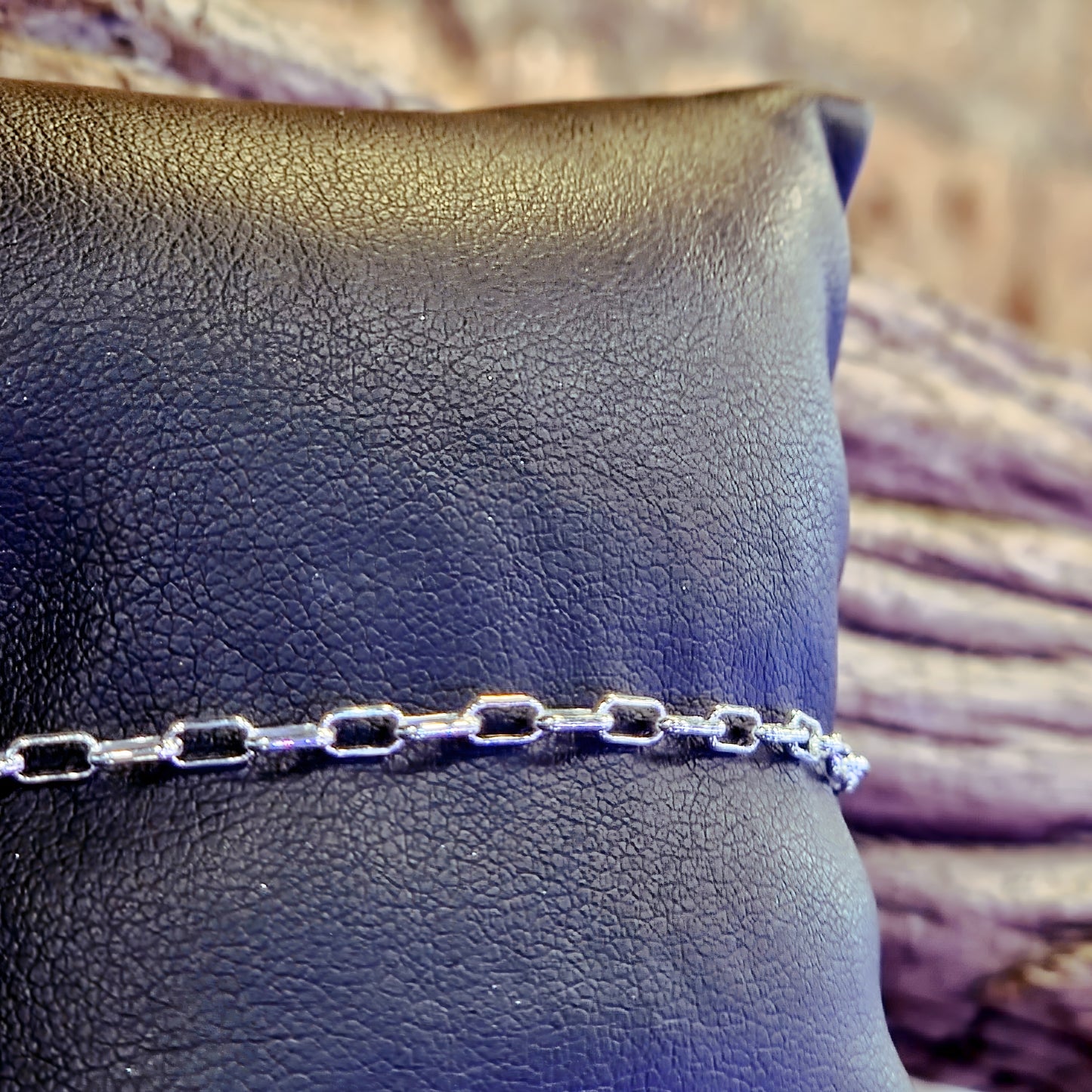 Charm Bracelet Paperclip Silver