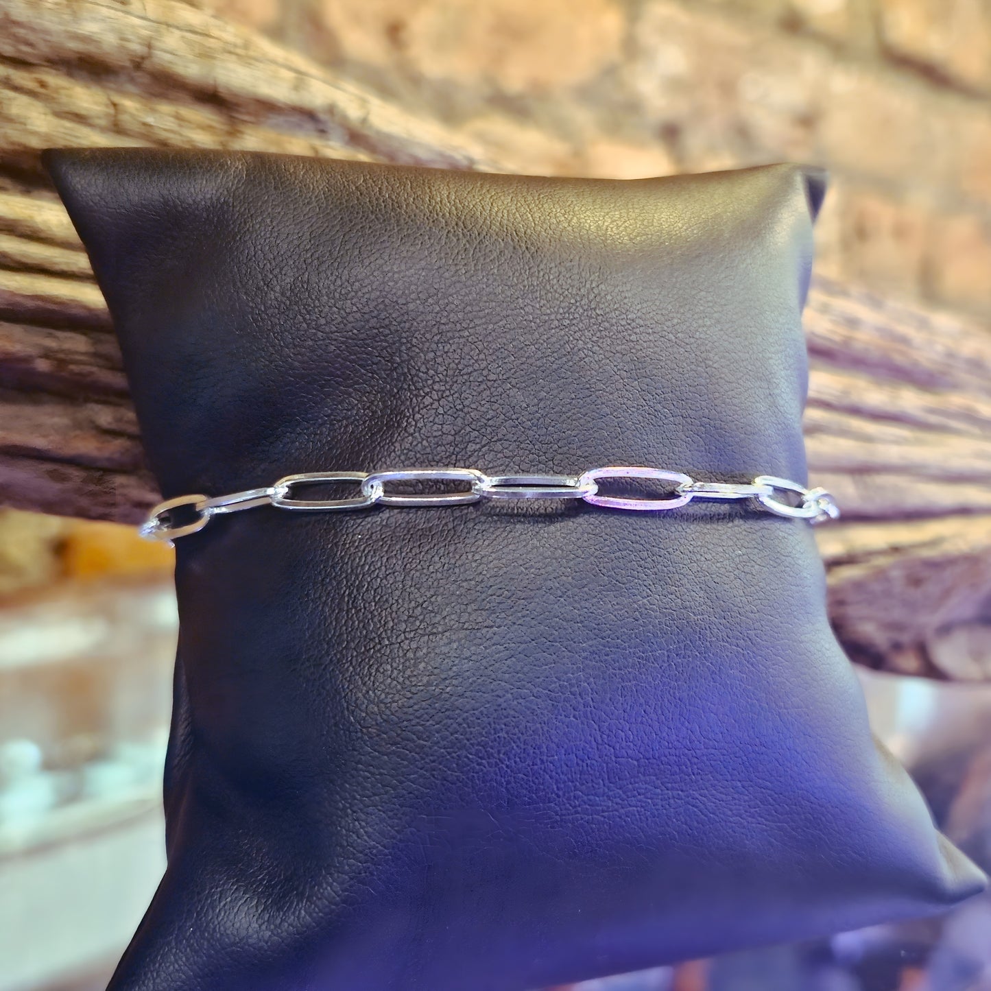 Charm Bracelet w/ Cold Enamel Silver