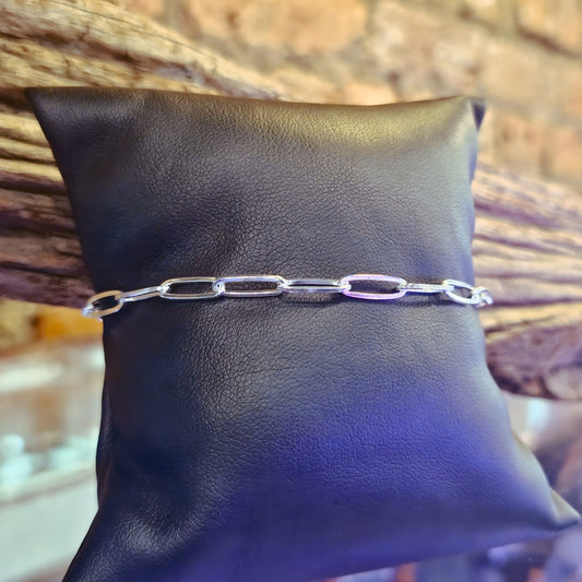 Charm Bracelet w/ Cold Enamel Silver